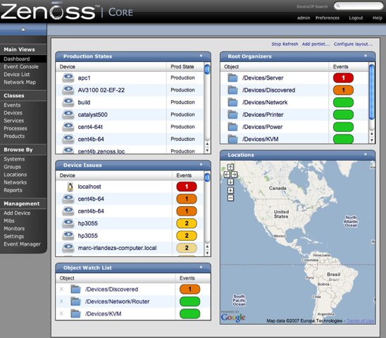 Zenoss Core - Enterprise IT Monitoring